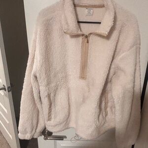 No Boundaries Cream Teddy Jacket